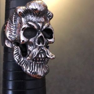 Harley Davidson style biker rings
